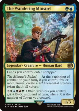 Foil】(249)《異邦の詩人/The Wandering Minstrel》[FIN] 金R | 日本