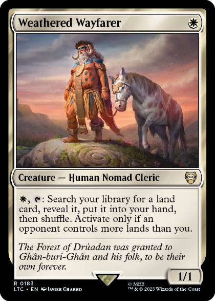 ONS:雨ざらしの旅人:日本語FOIL 1枚 ONS:雨ざらしの旅人:日本語FOIL 1