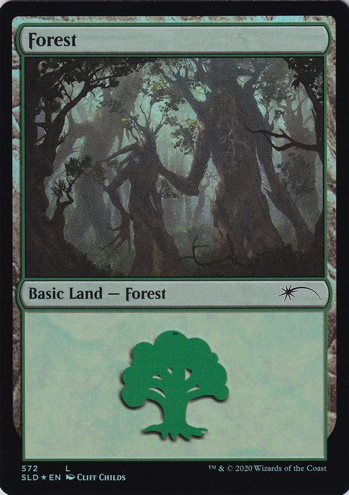 Foil】(572)《森/Forest》[SLD] 土地 | 日本最大級 MTG通販サイト