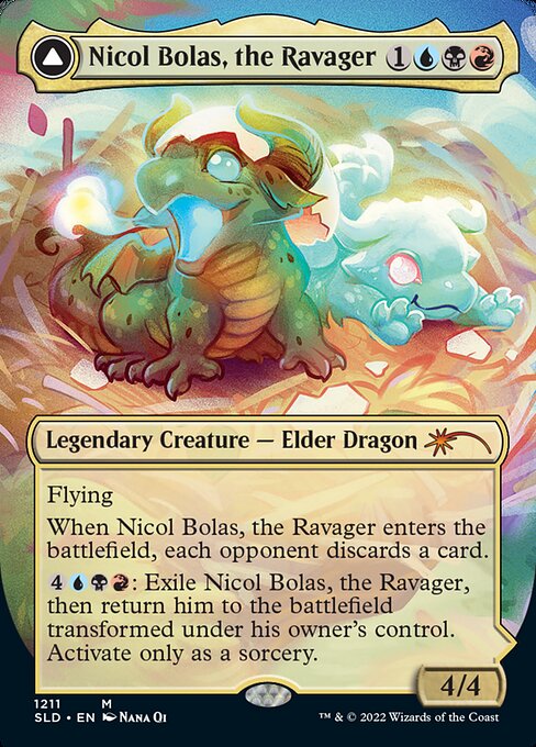 1211)□ボーダーレス□《破滅の龍、ニコル・ボーラス/Nicol Bolas, the
