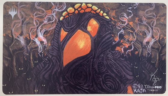 プレイマット：☆直筆サイン入り☆《Mishra's Workshop》 by Kaja