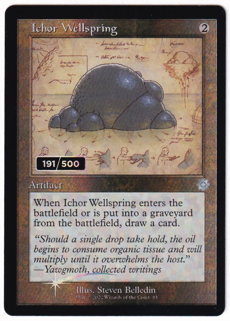 ダブルレインボウ・Foil】(084)□設計図□《胆液の水源/Ichor