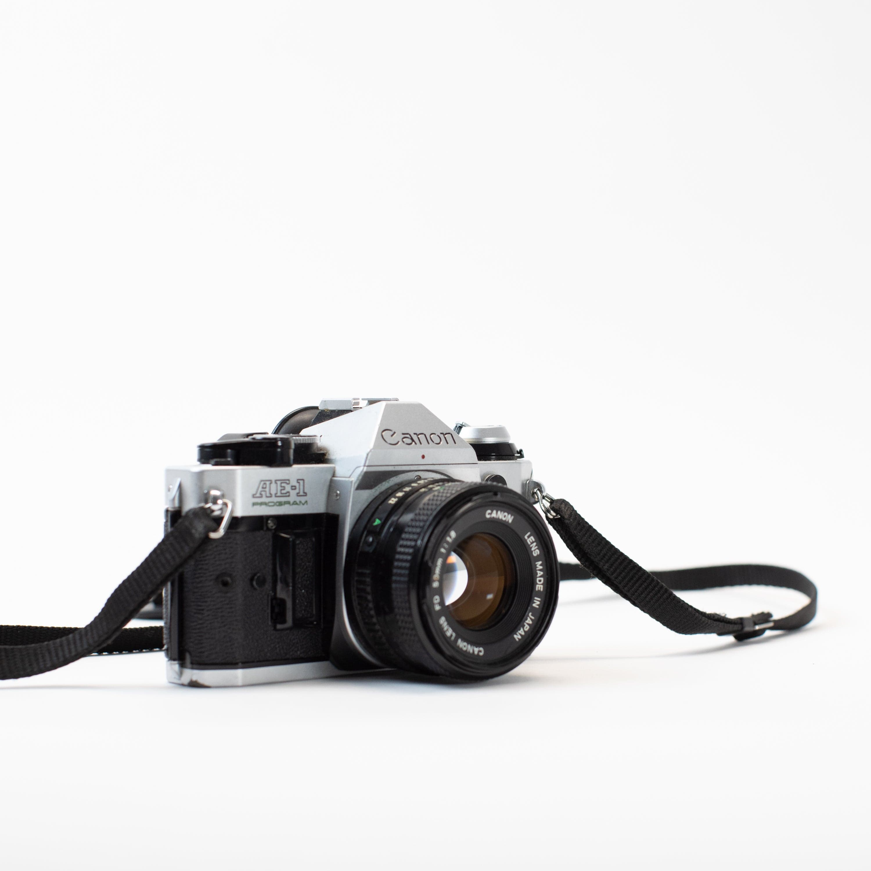 Canon AE-1 Program w/ 50mm FD f/1.8 and 80-200mm zoom – Film