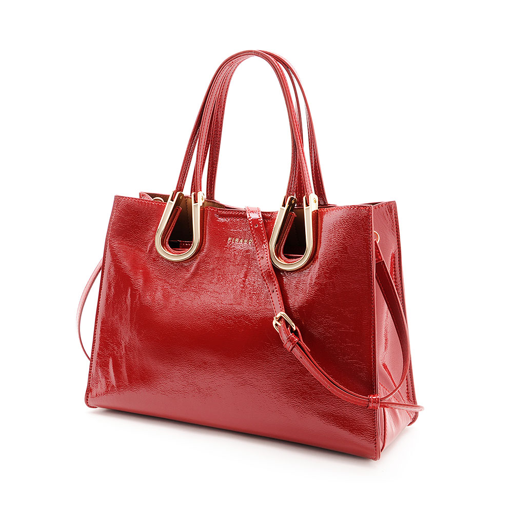 ホースシューエナメルハンドバッグ/403342【vts】 | フィラノ公式