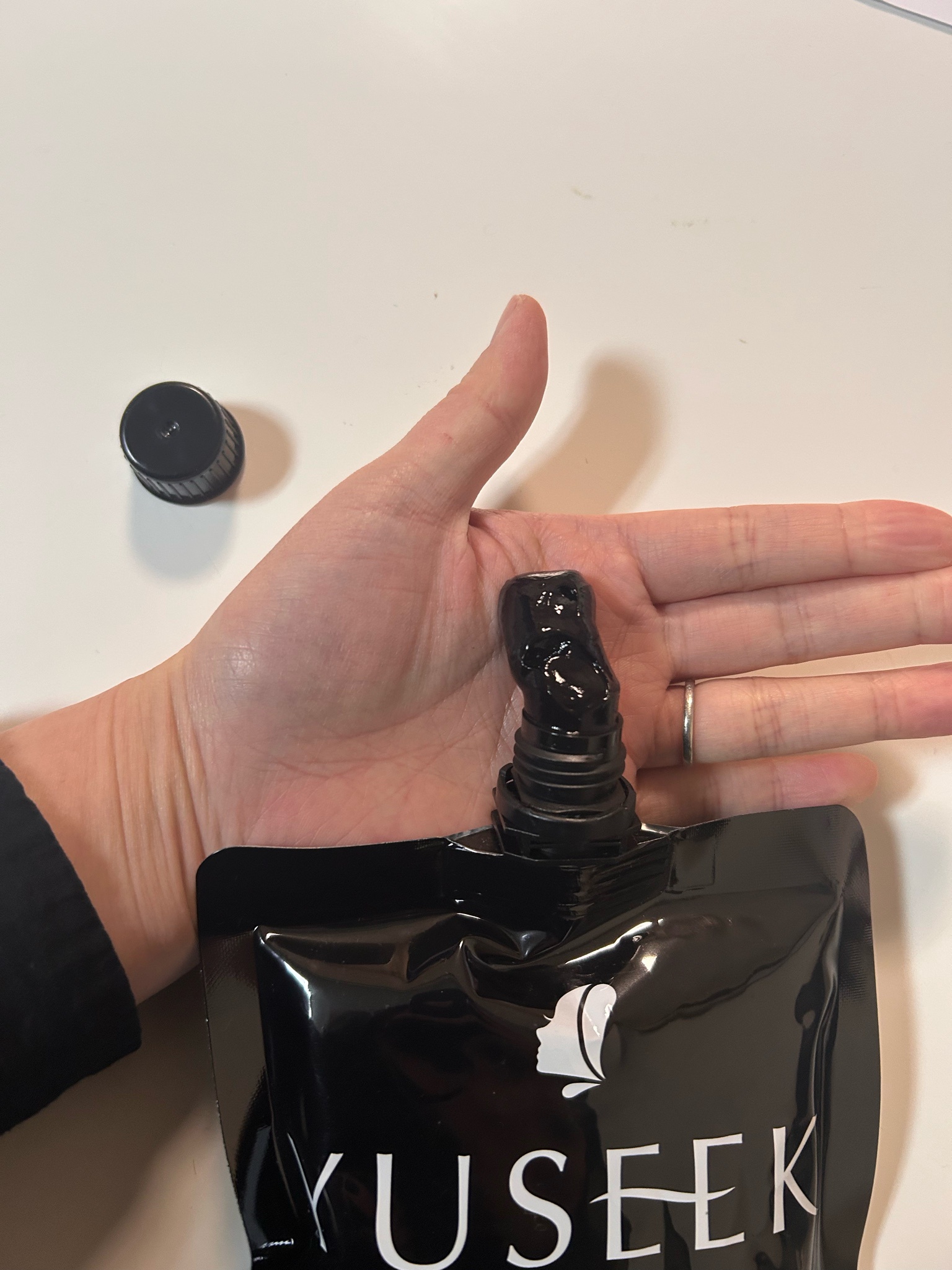 YUSEEK ヘアカラークリームシャンプー ナチュラルブラック2個セット