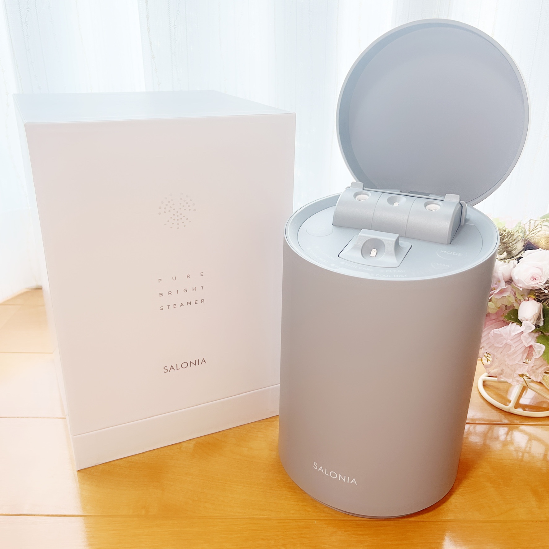 M1397 SALONIA サロニア ピュアブライトスチーマー 美容機器 SALONIA