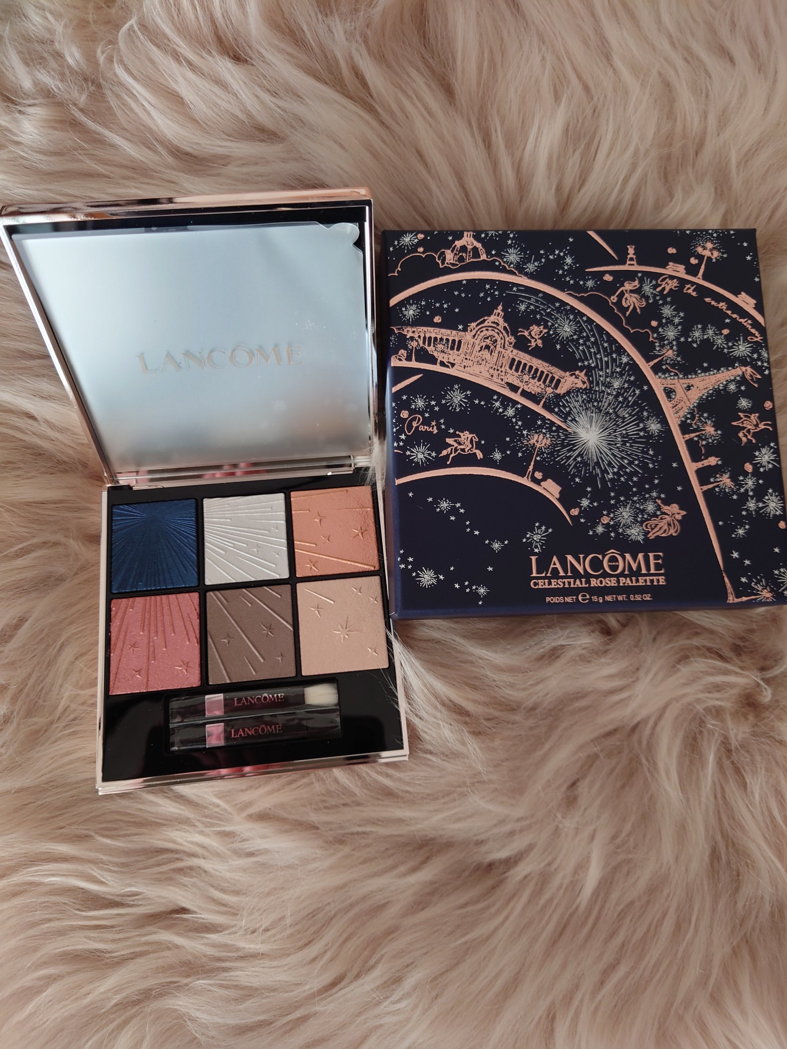 ランコム セレスティアルローズパレット 01 ＜アイシャドウ＞ 試して