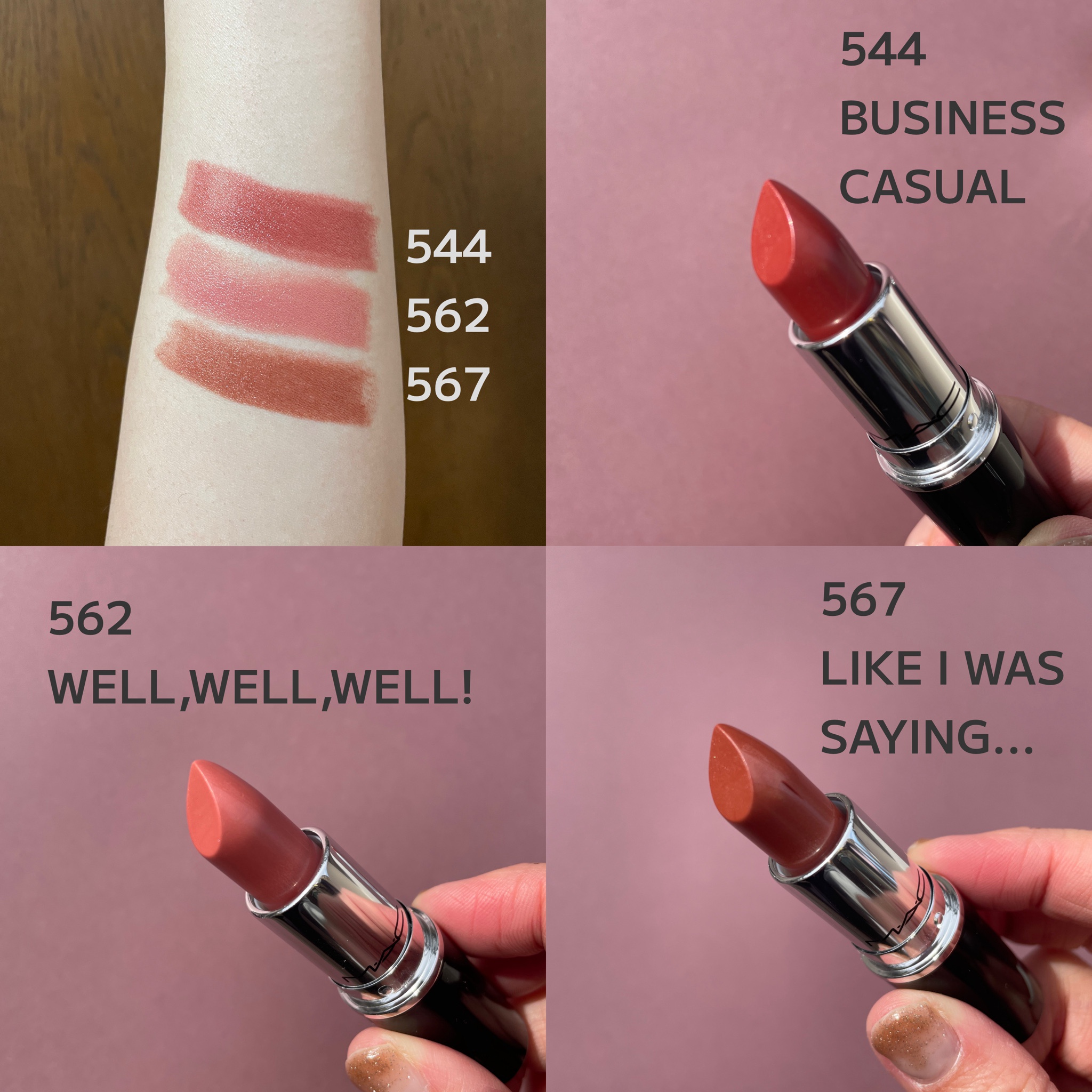 M・A・C / ラスターガラス リップスティックの口コミ写真（by :::くさ