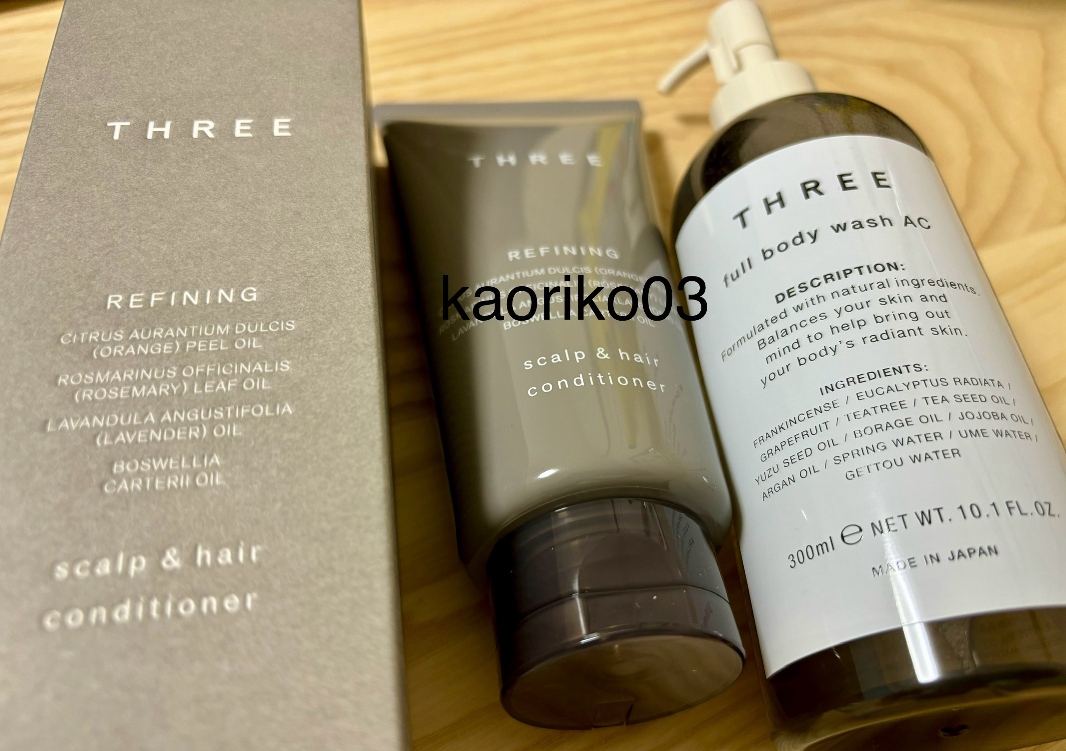 THREE / スキャルプ＆ヘア リファイニング シャンプー