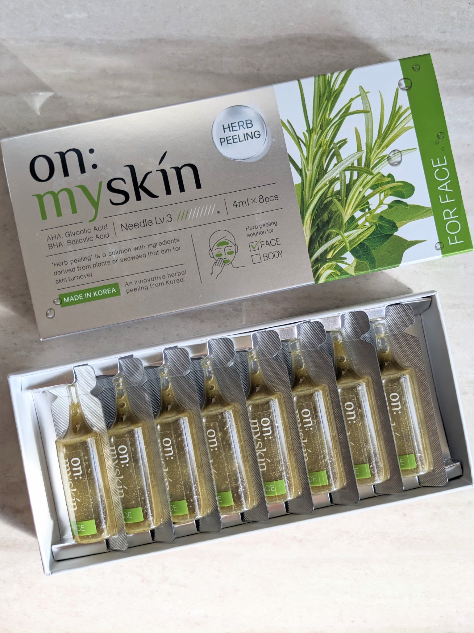 on:myskin / オンマイスキン ハーブピーリングソリューション フェイス
