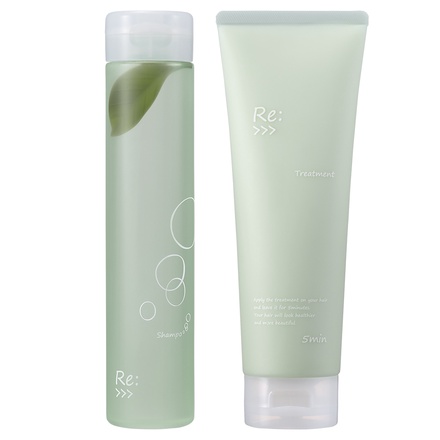 green&m。リシャンプー緑×2リトリートメント緑×1 Re:>>> Basic Line | アジュバンコスメジャパン