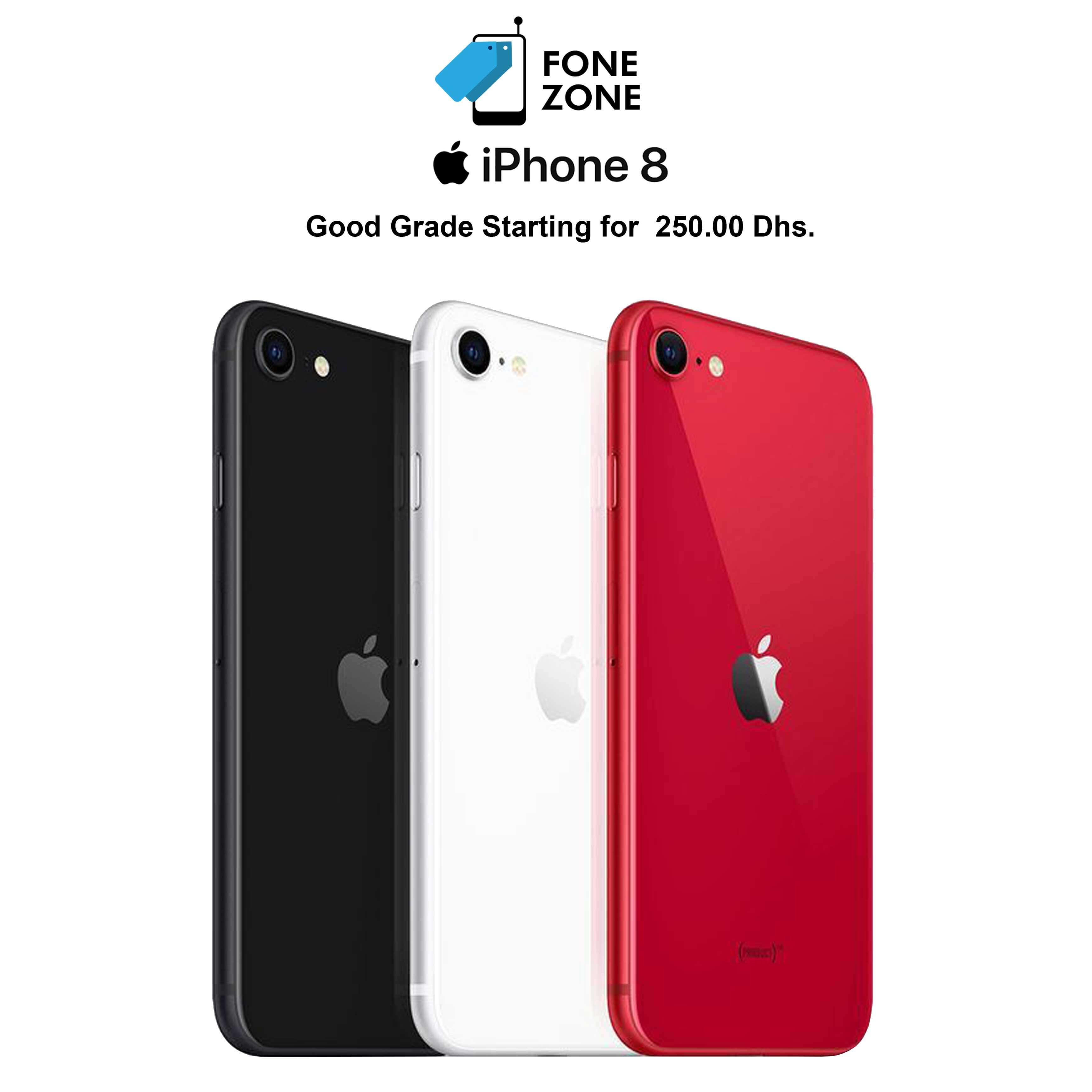 Apple iPhone 8 64GB Red Good (Part Change Message) | 1000-1999-mah