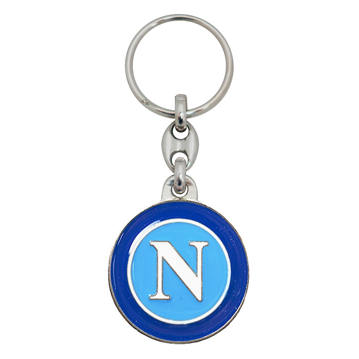 SSCナポリ オフィシャル キーホルダー クレスト(サックス×ネイビー