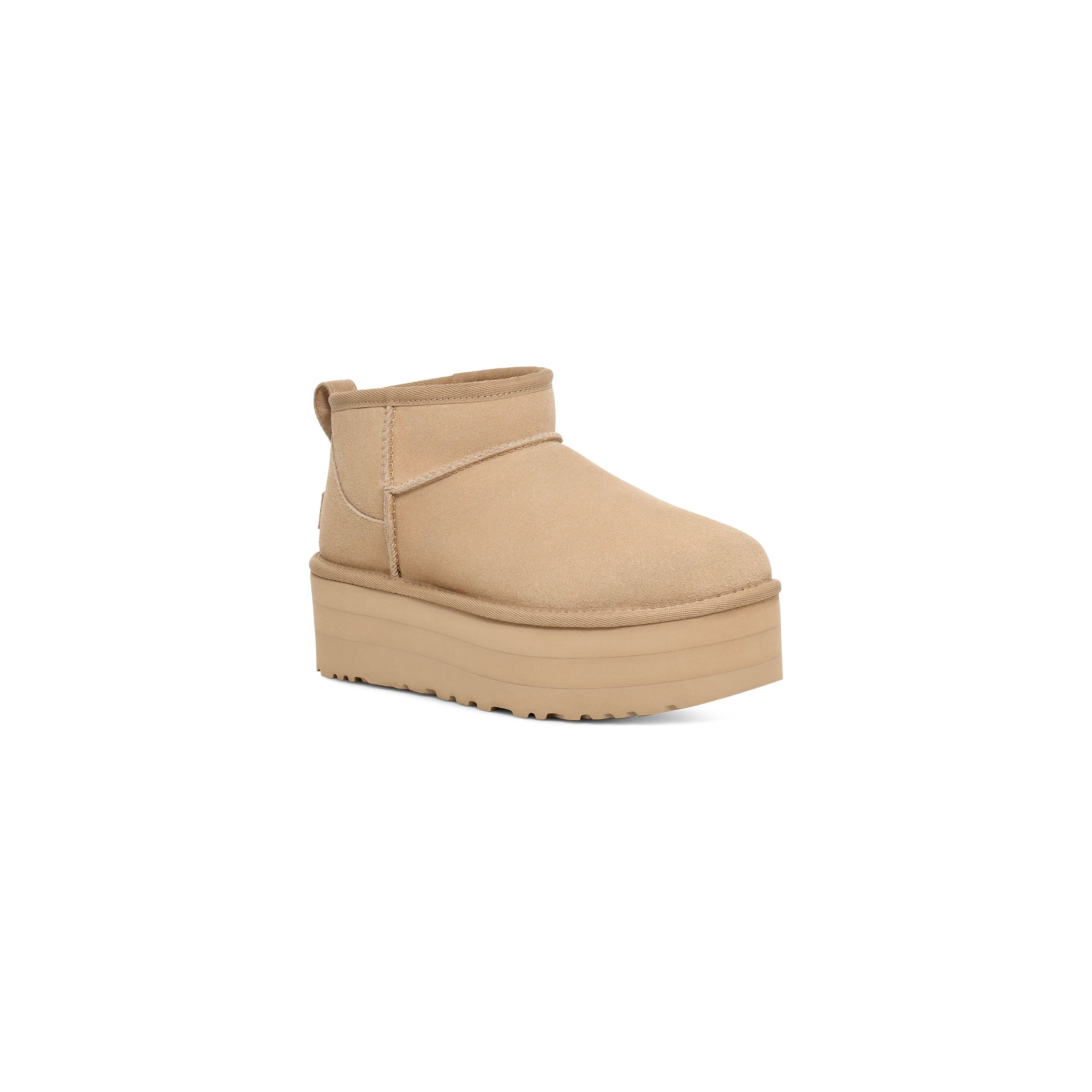 UGG Women's Classic Ultra Mini Platform in Mustard Seed Jason
