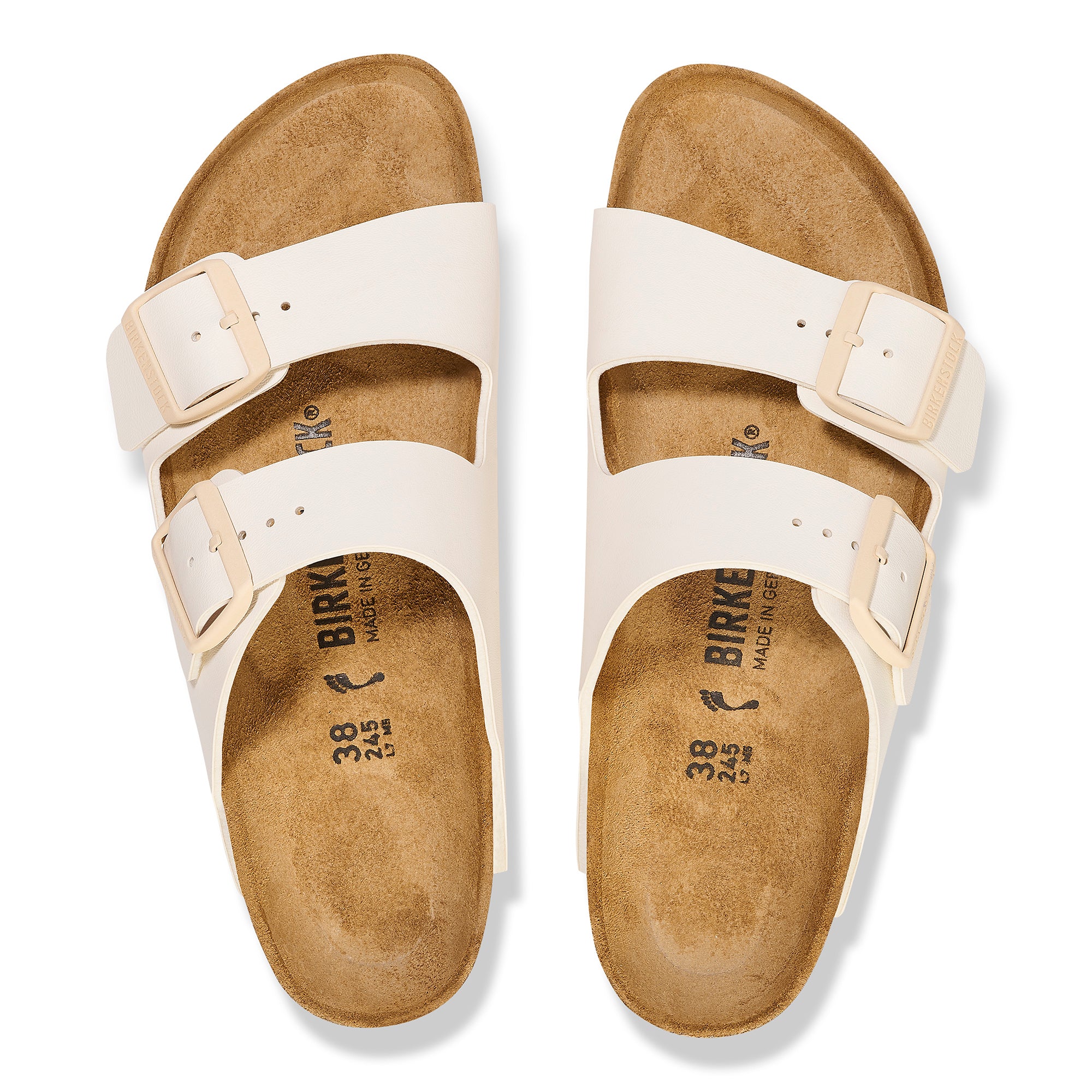 Birkenstock Arizona eggshell Birko-Flor