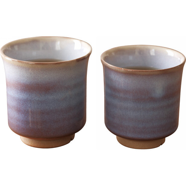 萩焼 萩むらさき 夫婦湯呑【送料無料】 | フーヅフリッジ UCC運営の