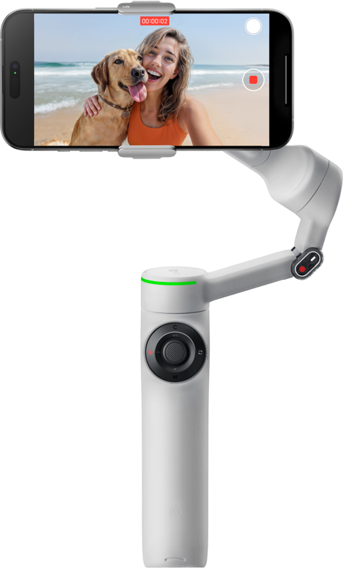 Insta360 Flow 2 Pro AI Tracker Bundle (Stone Gray)