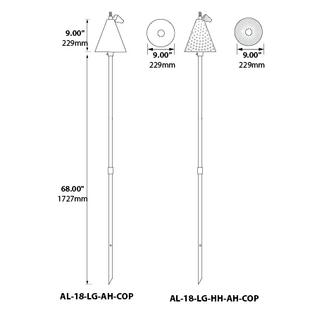 AL18LG Area Light Citronella/Kerosene Liquid Torch - Focus Industries