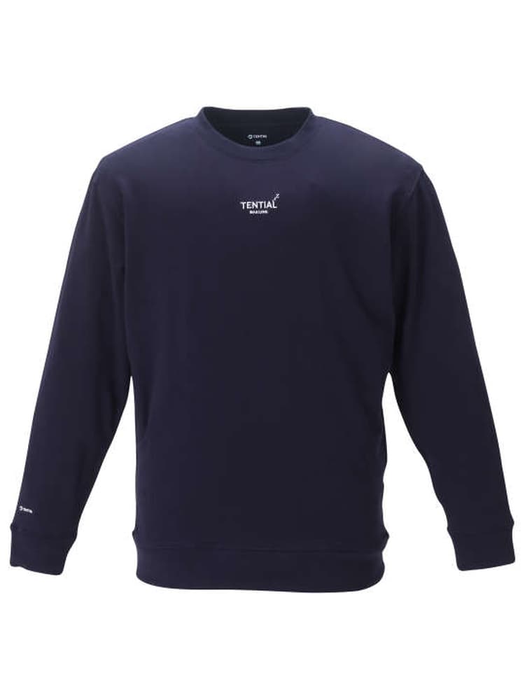 ブラック 【TENTIAL(テンシャル)】【7L-8L】 スウェットシャツ