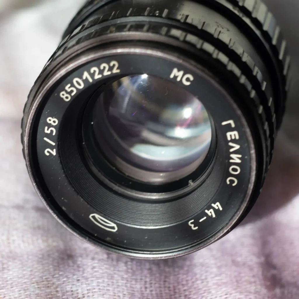 The lovely Helios 44-3 58mm f2 lens