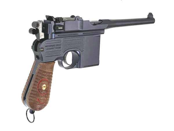 A!CTION: モデルガン本体 Mauser C96 Red9 ダミーカートモデル 各種