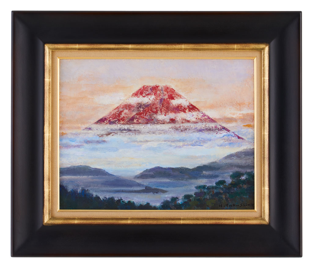 ☆特選作品 絵画・洋画・真作 富士(冬) 作品 ☆特選作品 絵画・洋画