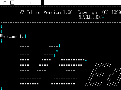 MS-DOS用テキストエディター「VZ Editor」のソースコードが「GitHub