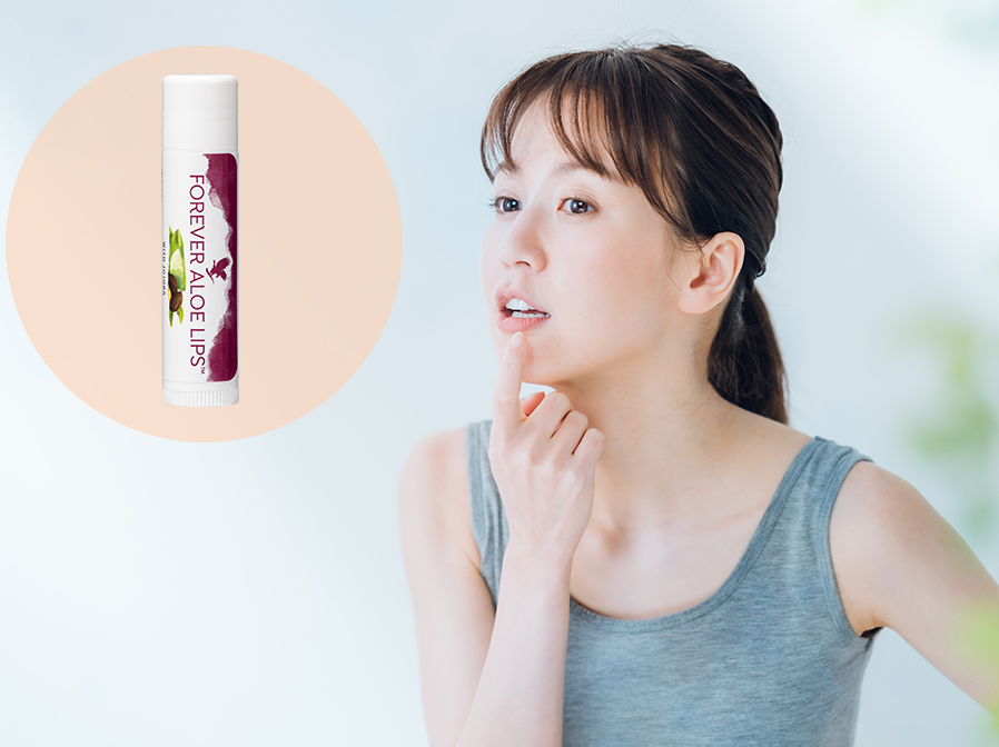 うるおうくちびるで女性らしさを演出 フォーエバー リップクリーム