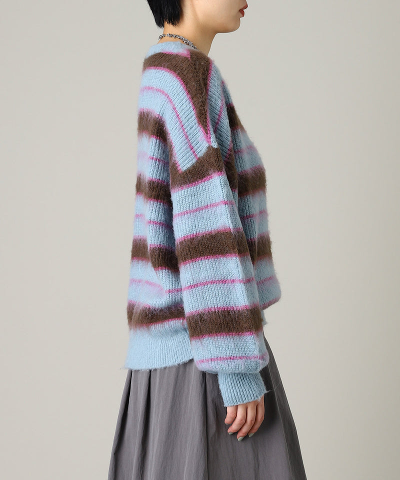 Border Crew Neck Knit｜フォーゲットミーノッツ(Forget-me-nots