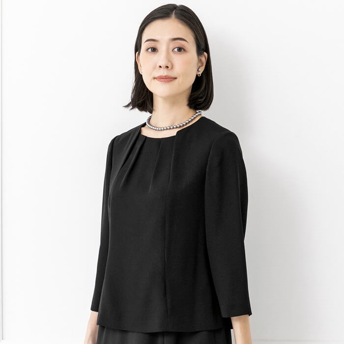 SOIR PERLE／ソワール ペルル】レディース ブラックフォーマル（喪服