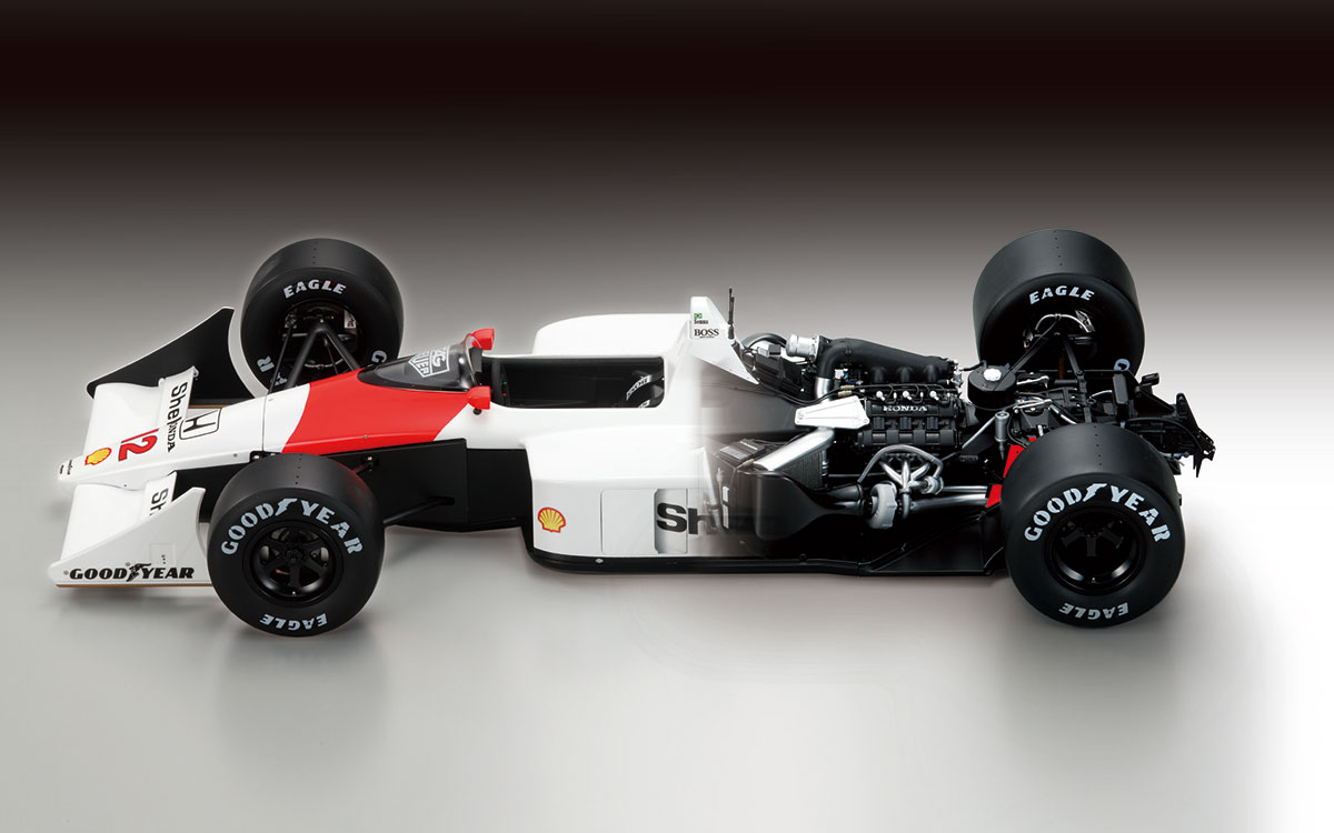 1/8スケールで内部精巧再現「マクラーレン・ホンダMP4/4」限定発売