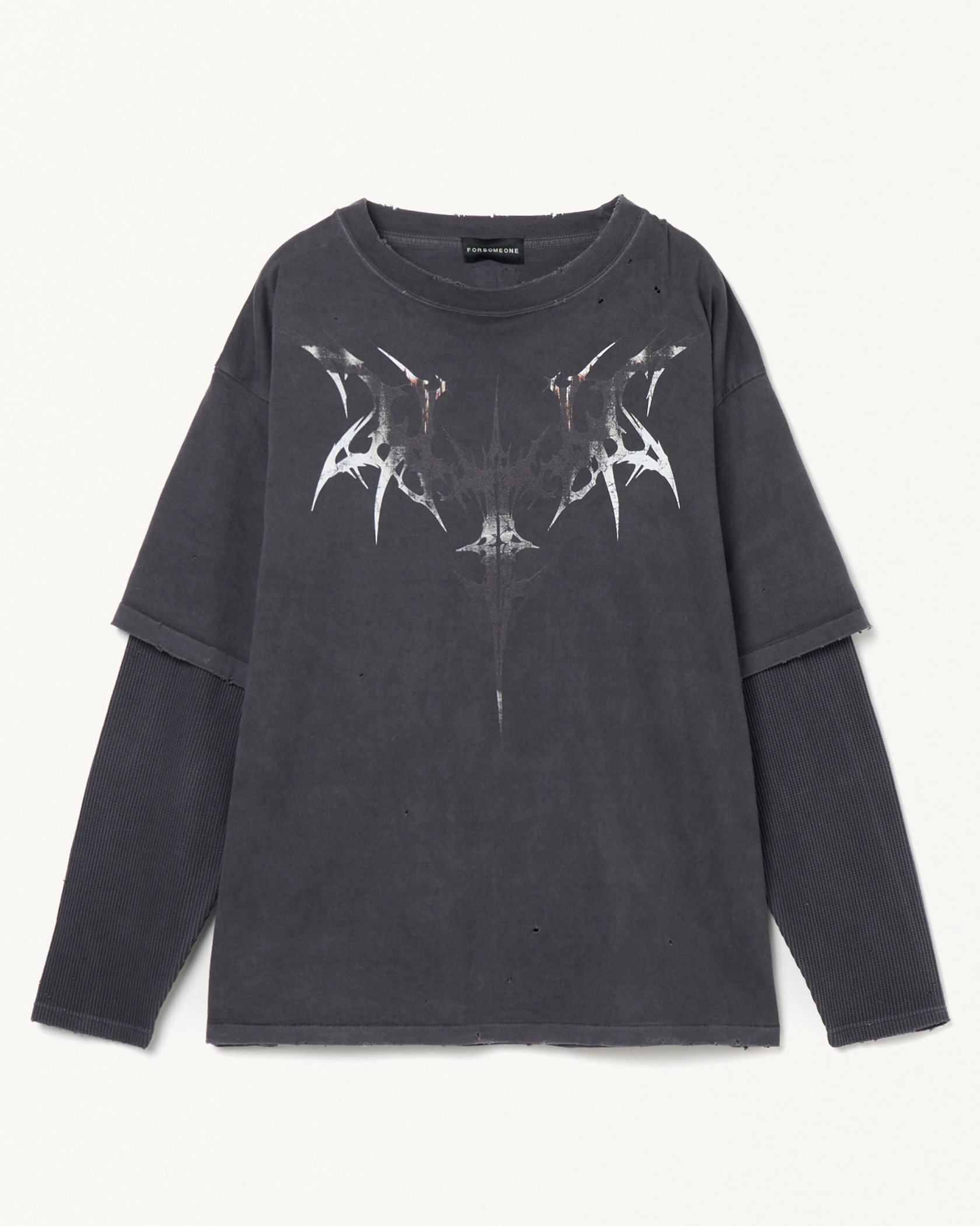 GOTHIC LAYERED LS TEE | FORSOMEONE(フォーサムワン)公式ONLINE STORE