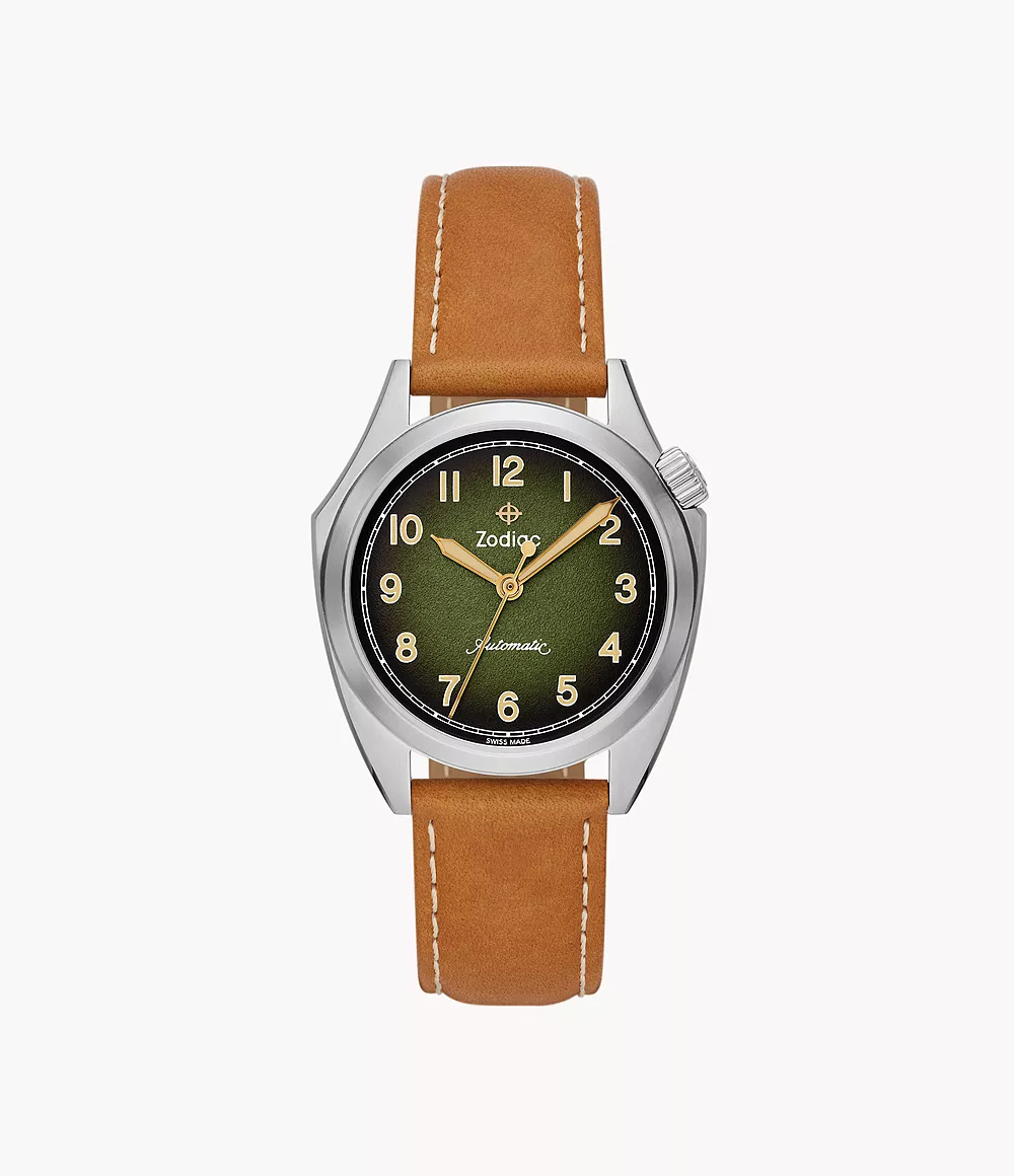 Field Olympos Automatic Leather Watch ZO9713 - Zodiac Watches®
