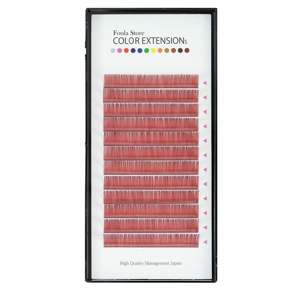 Foula】カラーボリュームアップラッシュ 12列シート ワインレッド