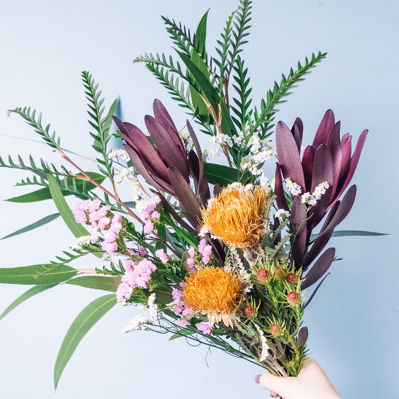 ネイティブフラワーのスワッグ