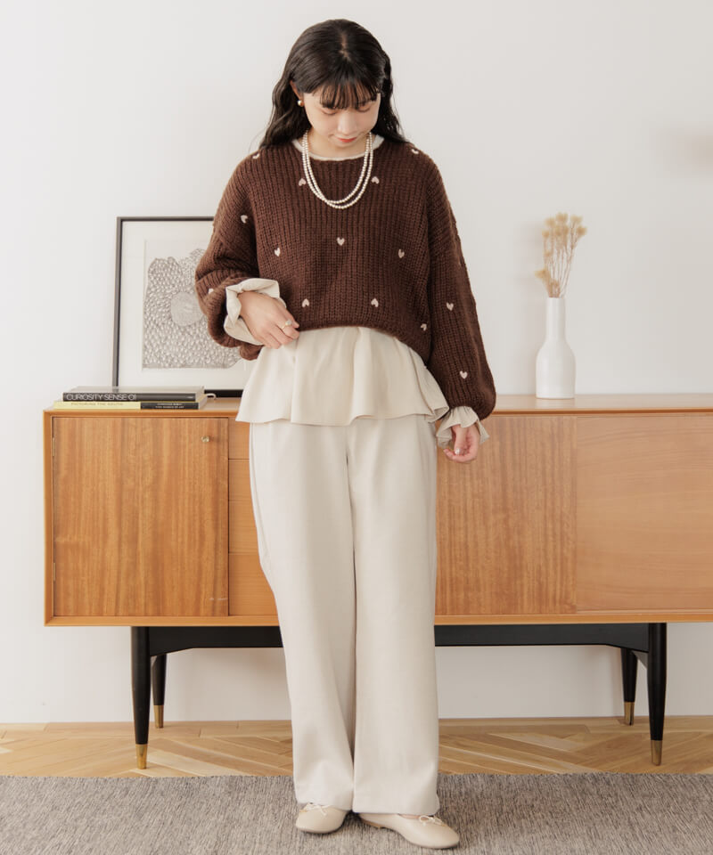 60%OFF】warmy tuck pants2～ｳｫｰﾐｰﾀｯｸﾊﾟﾝﾂ2 | flower／フラワー公式通販