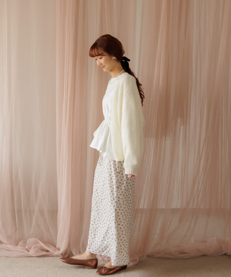 30%OFF】sparkle knit cardigan～ｽﾊﾟｰｸﾙﾆｯﾄｶｰﾃﾞｨｶﾞﾝ | flower