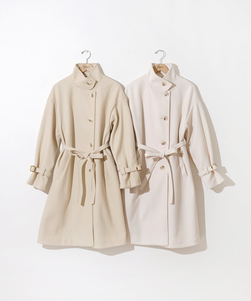 40%OFF】powdery long coat～ﾊﾟｳﾀﾞﾘｰﾛﾝｸﾞｺｰﾄ | flower／フラワー公式通販