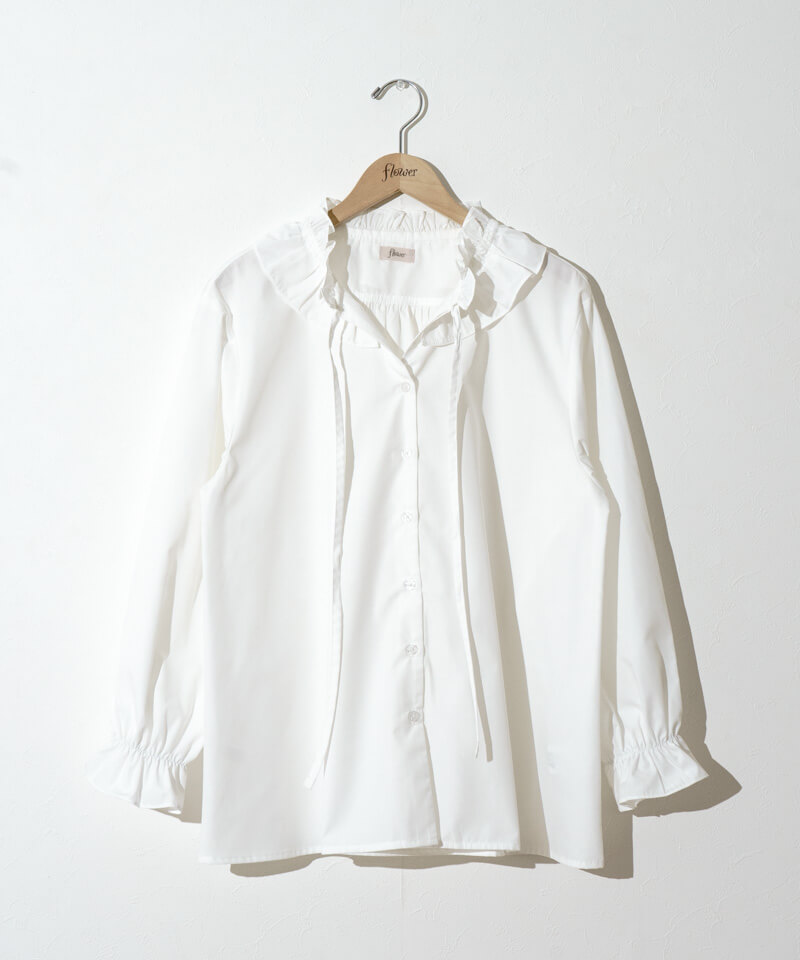 50%OFF】classic frill blouse～ｸﾗｼｯｸﾌﾘﾙﾌﾞﾗｳｽ | flower／フラワー公式通販