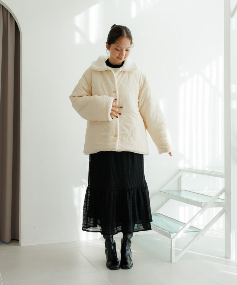 20%OFF】2way boa coat～ﾂｰｳｪｲﾎﾞｱｺｰﾄ | flower／フラワー公式通販