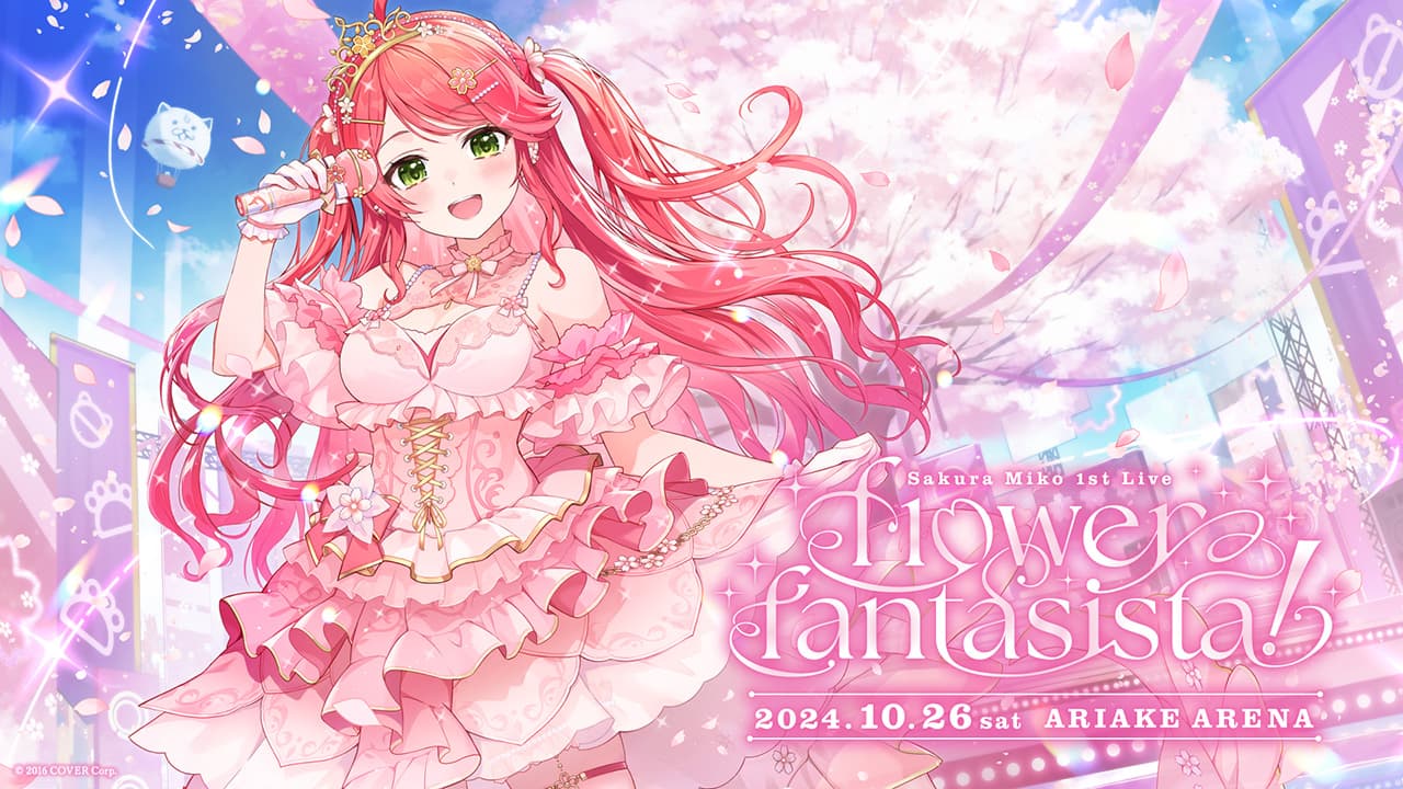 Merch | さくらみこ1st Live “flower fantasista!”｜ホロライブ