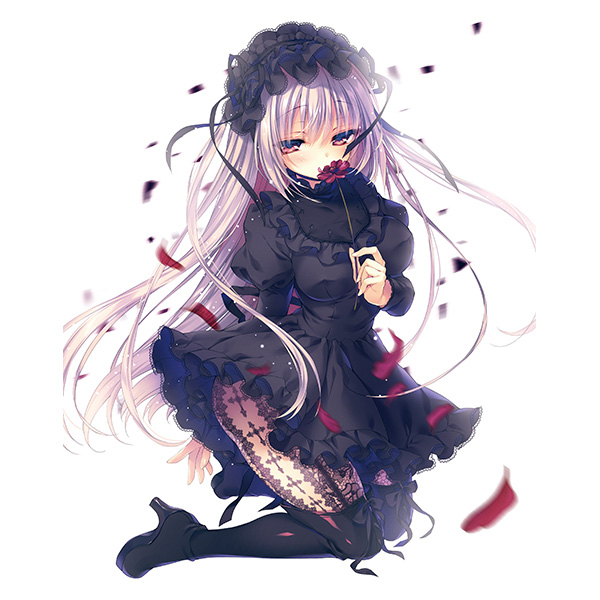 F6キャンバスアート・『るび様』キャンバスアート08／黒い祈り