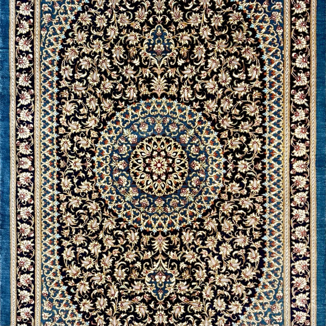 ペルシャ絨毯【シルク】クム 88x57cm *9067CZ | ペルシャ絨毯専門店