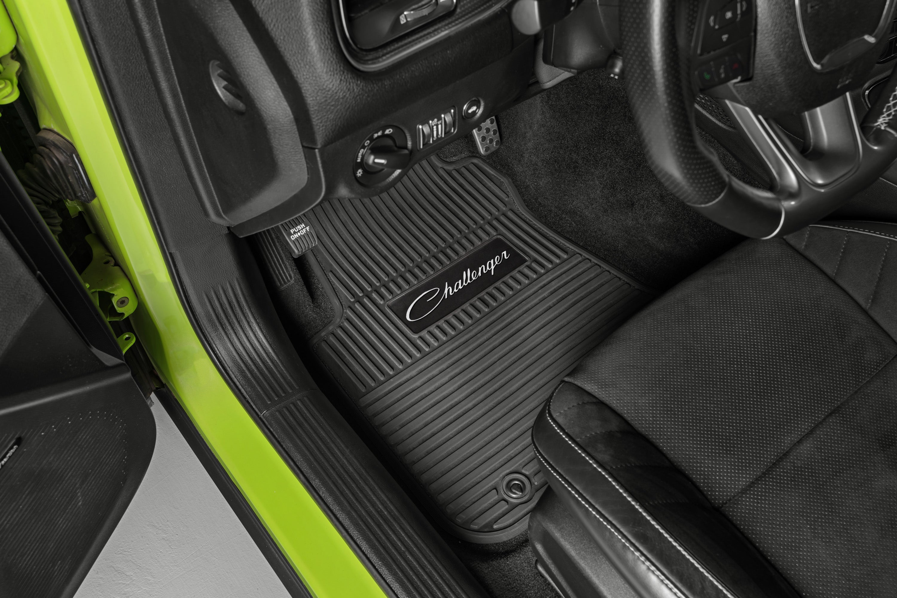 Challenger Floor Mats 17-24 Dodge Challenger AWD 4 Piece Custom
