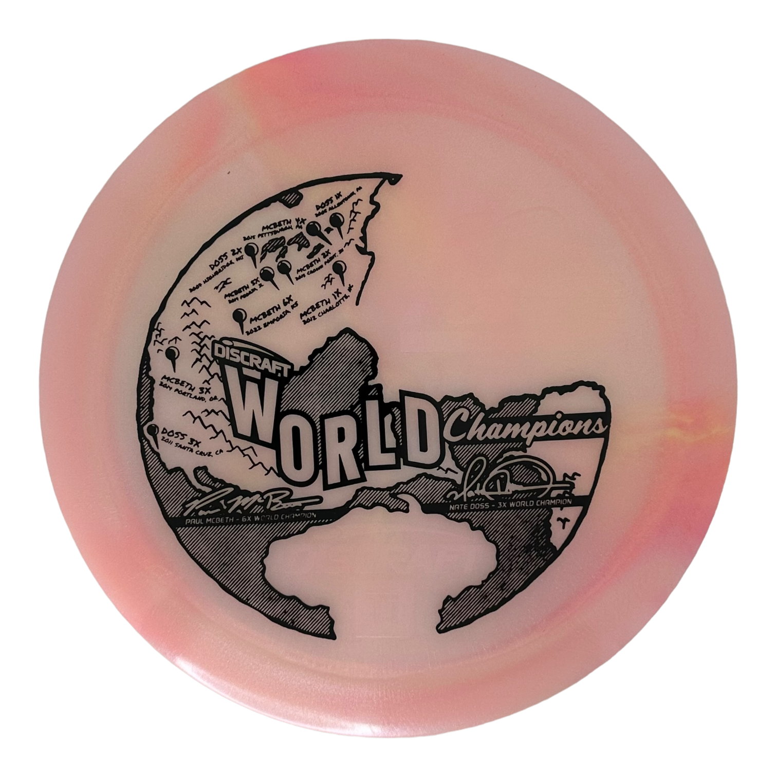 Discraft ESP Swirl Force - Paul McBeth x Nate Doss 9x - Flight