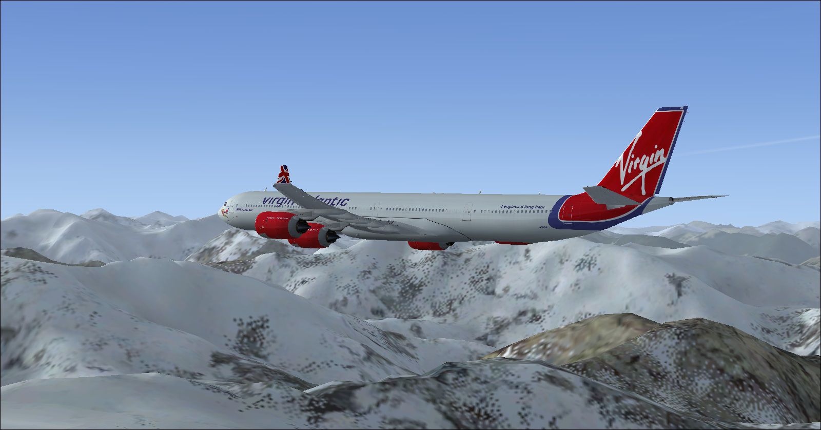 Virgin Atlantic Airbus A340-600 Updated Views for FSX