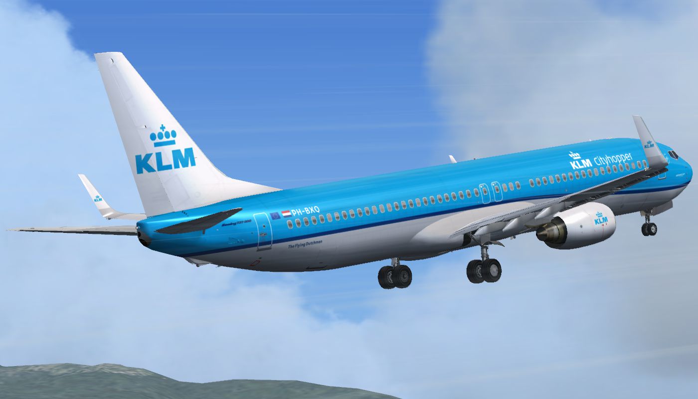 KLM Cityhopper Boeing 737-900 PH-BXQ for FSX
