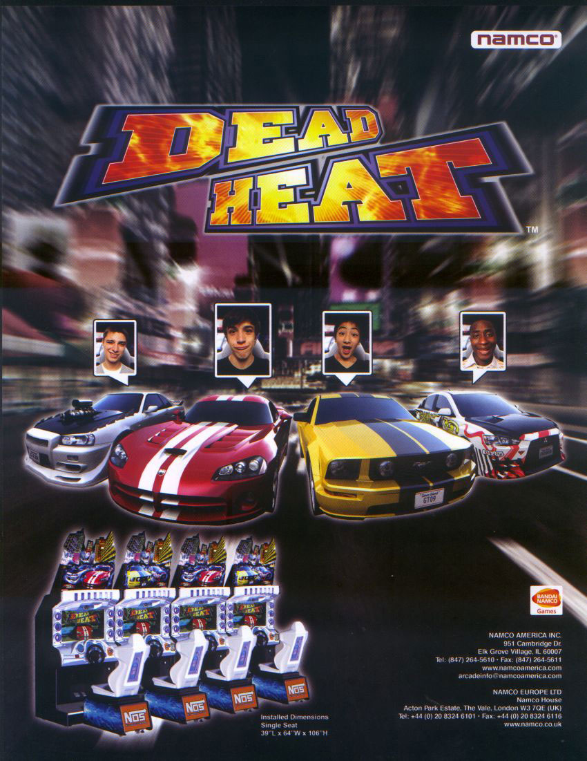 Dead Heat - Videogame by Namco / Bandai Games | Museum of the Game
