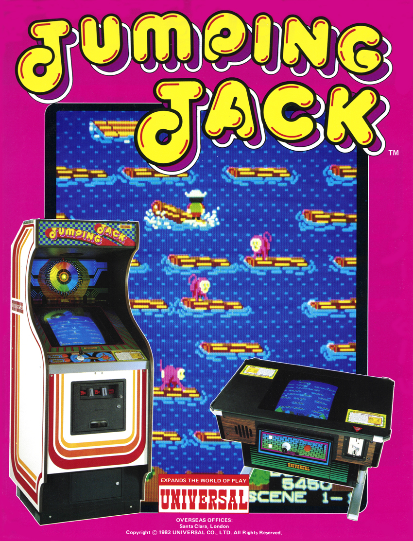 Jumping Jack - Universal (Video Game, 1984) - USA | The Arcade