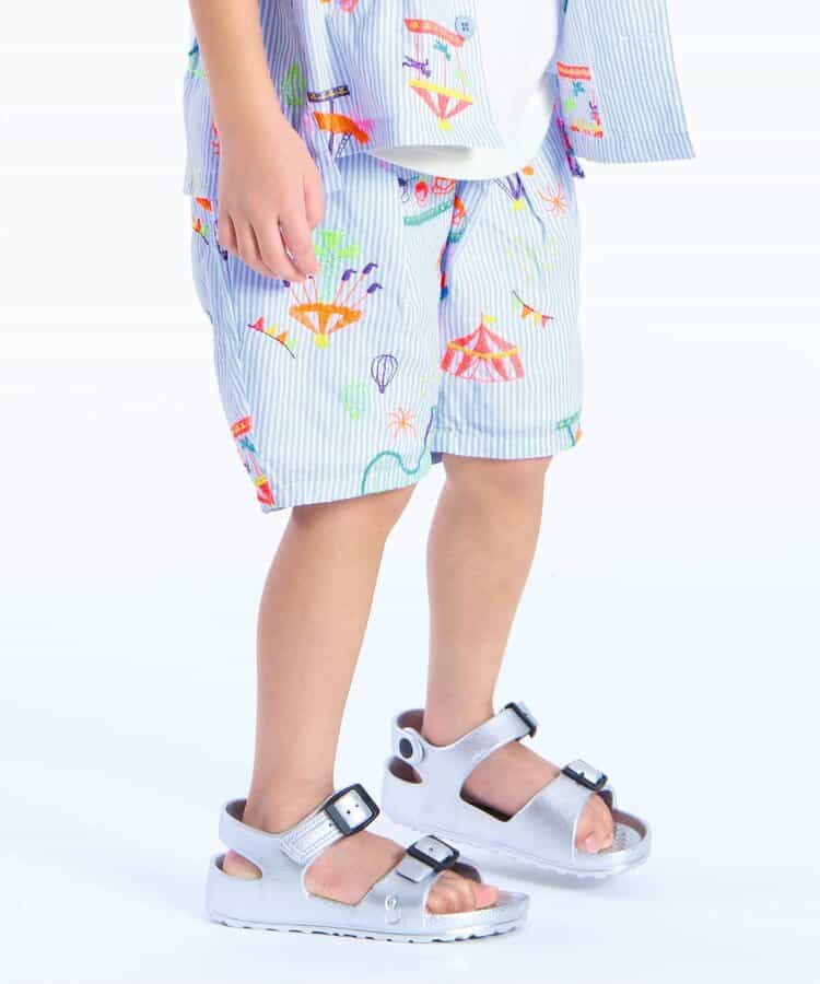 遊園地刺繍パンツ 5分丈（B223016）|BIT'Z（ビッツ） 男の子（男の子